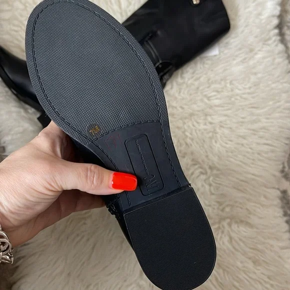 INC Black Genuine Lether Boots - Picture 9 of 16